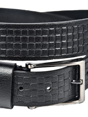 DeepSEA Siyah Hakiki Deri 3,5 cm Klasik Kemer Orjinal Deri Kemer 2502649
