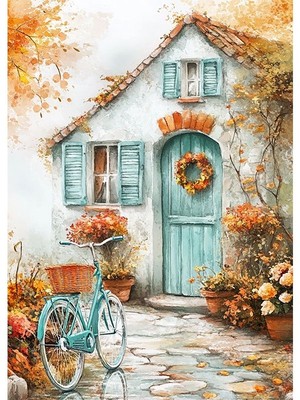 Bedeko Bisiklet ve Köy Evi Mdf Tablo