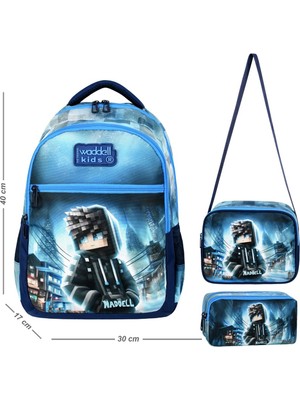 Okul 3'lü Set (Sırt Çantası + Kalemlik + Termal Beslenme )