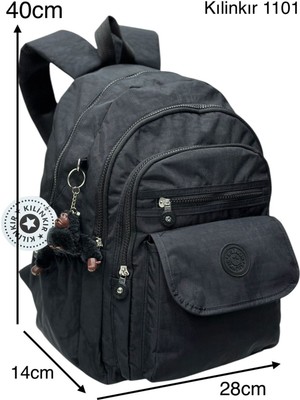 Su Geçirmez Kumaş Unisex  Büyük Boy (40*28*14 ) Maymuncuk Çanta