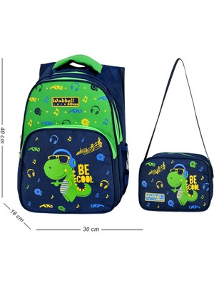 Waddell Ilkokul Sırt Çantası ve Beslenme Çantası Set Olarak Satılmaktadır 33 x 20 x 45 cm