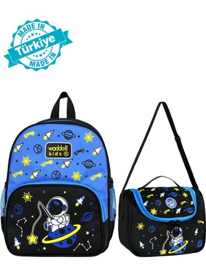Lisanslı Kombin Anaokul Sırt Çantası ve Termal Beslenme Çantası Ana Okul