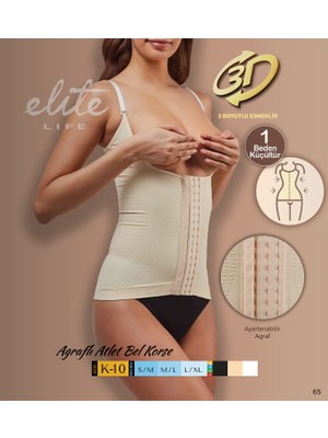 Agraflı Atlet Bel Korse