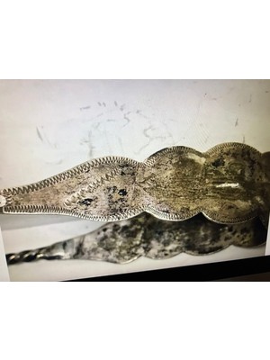 Gümüş Osmanlı Tuğralı Şeker Tutacağı 44 Gram Ağırlığında