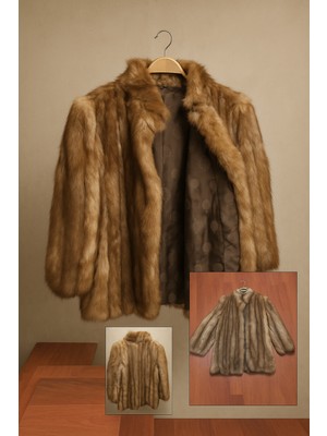 Doğal Dokulu Lüks Dış Giyim – Klasik Yumuşak Dokunuşlu Vintage Stil