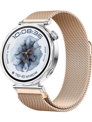 Huawei Watch Gt5 41MM Uyumlu Manyetik Milanese Loop Metal Kordon