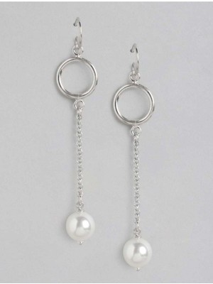 Şıklığınızı Tamamlayacak Inci Zincir Halka Küpe