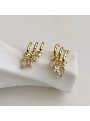 Zarif Taşlı Küpe ile Işıldayın