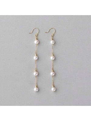 Zarif Inci Zincir Küpe ile Şıklığı Yakalayın