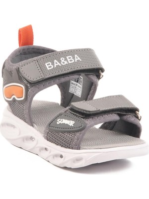 018127 P Füme Çocuk Sandalet Ba & Ba