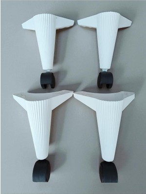 Trentmilla  Tekerlekli Sehpa Masa Ayağı,akıllı Sehpa Ayağı, Sihirli Sehpa Ayağı Siyah 4 Adet 360 Derece 20 cm