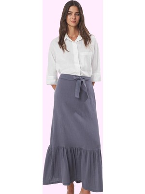 Kadın Maxi A Line Etek Pamuklu Yaz Günlük Şıklığı Stilin Buluştuğu Yer Vazgeçilmez Tasarım