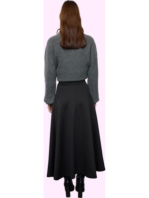Kadın Örme Midi Kloş Etek Günlük Casual Stil Yaz Aylarının Vazgeçilmezi Stilin Buluştuğu Yer