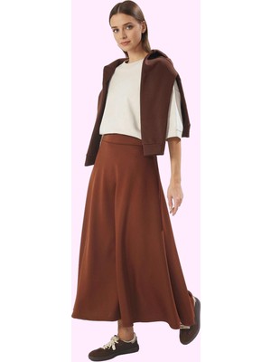 Kadın Örme Midi Kloş Etek Günlük Casual Stil Yaz Aylarının Vazgeçilmezi Stilin Buluştuğu Yer