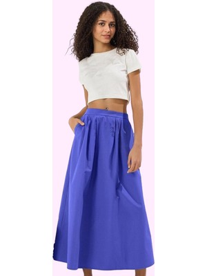 Kız Çocuk Maxi Boy Pile Detaylı Kloş Etek Yaz Aylarının Vazgeçilmezi Günlük Kullanım Hafta Sonu