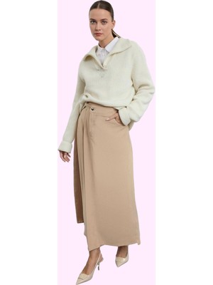 Kadın Ramadan Koleksiyonu Maxi Etek Renk A Line Kalıp Günlük Şıklık Yaz Aylarının Vazgeçilmezi