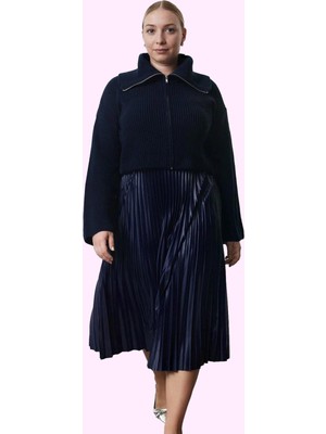 Kadın Kemer Detaylı Midi Boy Pileli Etek Günlük Kombinler Hafta Sonu Yaz Aylarının Vazgeçilmezi