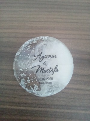 Epoksi Magnet 25 Adet Söz Nişan Nikah Düğün Kına Hediyelik Organizasyon