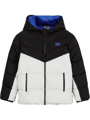 Skechers B Outerwear Paded Jacket SK232023-102 Siyah Mont&Ceket