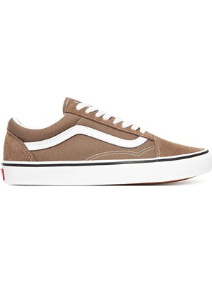 Vans Old Skool Unisex Kahverengi Ayakkabı Hafif ve Esnek Tabanlı Günlük Kullanıma Uygun