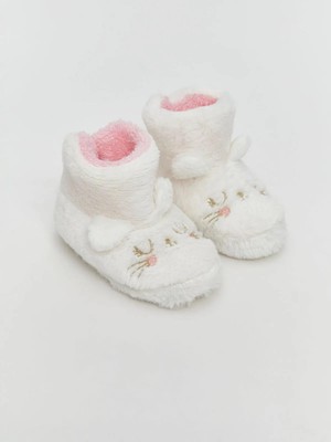 Lcw Steps  Tavşan Figürlü Pelüş Kız Bebek Ev Botu  (W5)