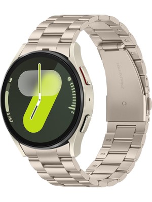 Galaxy Watch 6 / 5 / 4 Fe 40MM 44MM – Watch 6 Classic 43MM 47MM – Watch 5 Pro 45MM Uyumlu Paslanmaz Çelik Metal Kordon (20MM)