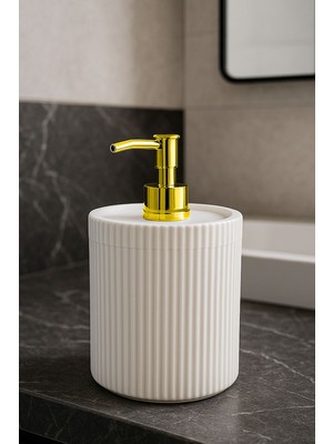 700 ml Xl Tezgah Üstü Beyaz Banyo Altın Pompa Mutfak Sıvı Sabunluk Banyo Mutfak Deterjanlık