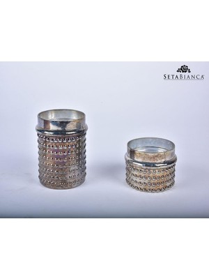 Seta Mercury Mumluk Boncuk Küçük Gray 6.5 cm