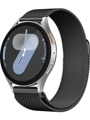 Samsung Galaxy Watch 4 5 6 7 Seri 40 42 43 44 46 47MM Uyumlu Manyetik Milanese Loop Metal Kordon
