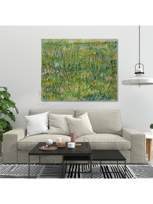 Kanvas Tablo Van Gogh Tablosu Ev Ofis Dekoru Klasik Duvar Çimen Tablosu