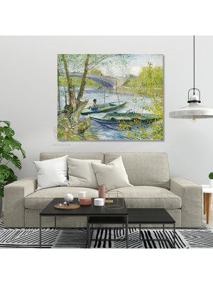 Kanvas Tablo Van Gogh Tablosu Ev Ofis Dekoru Van-Gogh-60 Klasik Duvar Tablosu