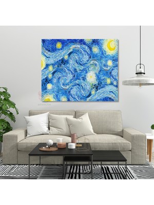 Kanvas Tablo Van Gogh Tablosu Ev Ofis Dekoru Van-Gogh-2 Klasik Duvar Tablosu