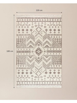 Madame Coco Luberon Halı - Krem - 120x180 cm