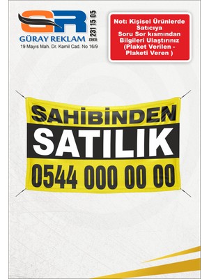Satılık-Afiş Pankart