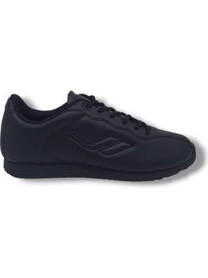 Lescon Neptün Unisex Siyah Bağcıklı Sneaker Ayakkabı
