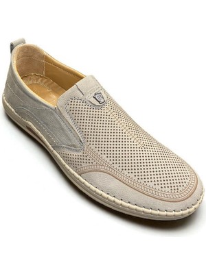 Hakiki Deri Ortopedik Erkek Yazlık Rahat Günlük Çarık Ayakkabı