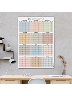 Eylül Başlangıç 2025 - 2026 Akademik Takvim, Akademik Planlayıcı Takvim, Duvar Takvimi