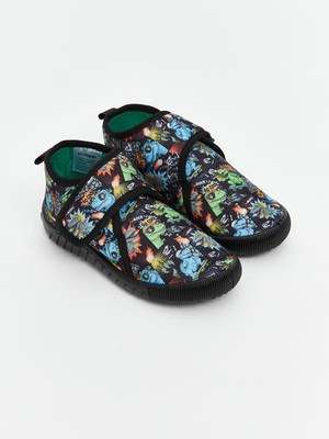 Baskılı Erkek Bebek Panduf  (W5)