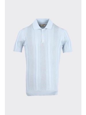 Düğmeli Polo Yaka Kısa Kol Erkek T-Shirt