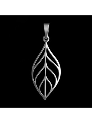 TabiTela 925 Ayar gümüş kolye yaprak SM7323