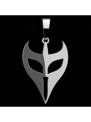 TabiTela 925 Ayar gümüş kolye maske   SM7479