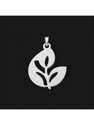 TabiTela 925 Ayar gümüş kolye yaprak SM7330