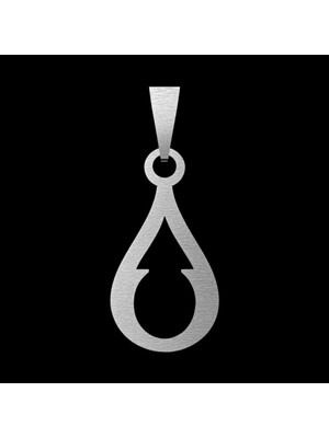 TabiTela 925 Ayar gümüş kolye anahtar deliği   SM7255
