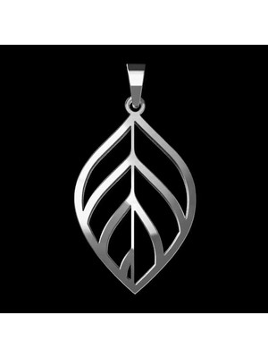 TabiTela 925 Ayar gümüş kolye yaprak SM7286