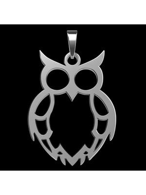 TabiTela 925 Ayar gümüş kolye baykuş SM7700