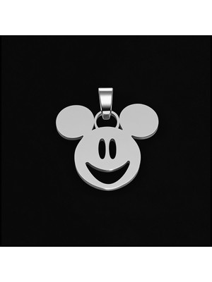 TabiTela 925 Ayar gümüş kolye Mickey Mouse   SM7533
