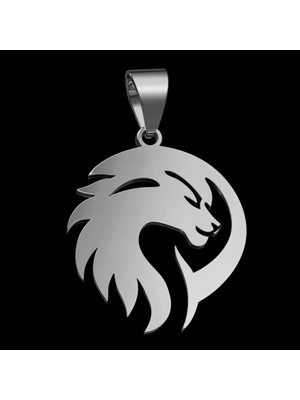 TabiTela 925 Ayar gümüş kolye Aslan   SM7336