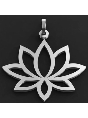 TabiTela 925 Ayar gümüş kolye lotus   SM7435