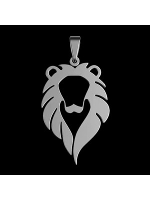 TabiTela 925 Ayar gümüş kolye aslan SM7413