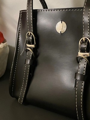 Dikiş Detaylı Tote Çanta